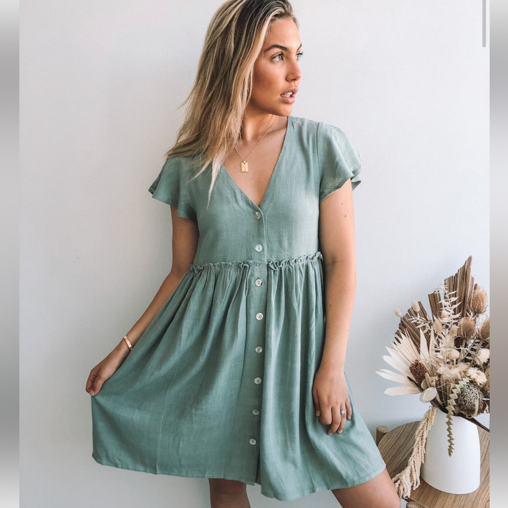 Esther&Co green dress